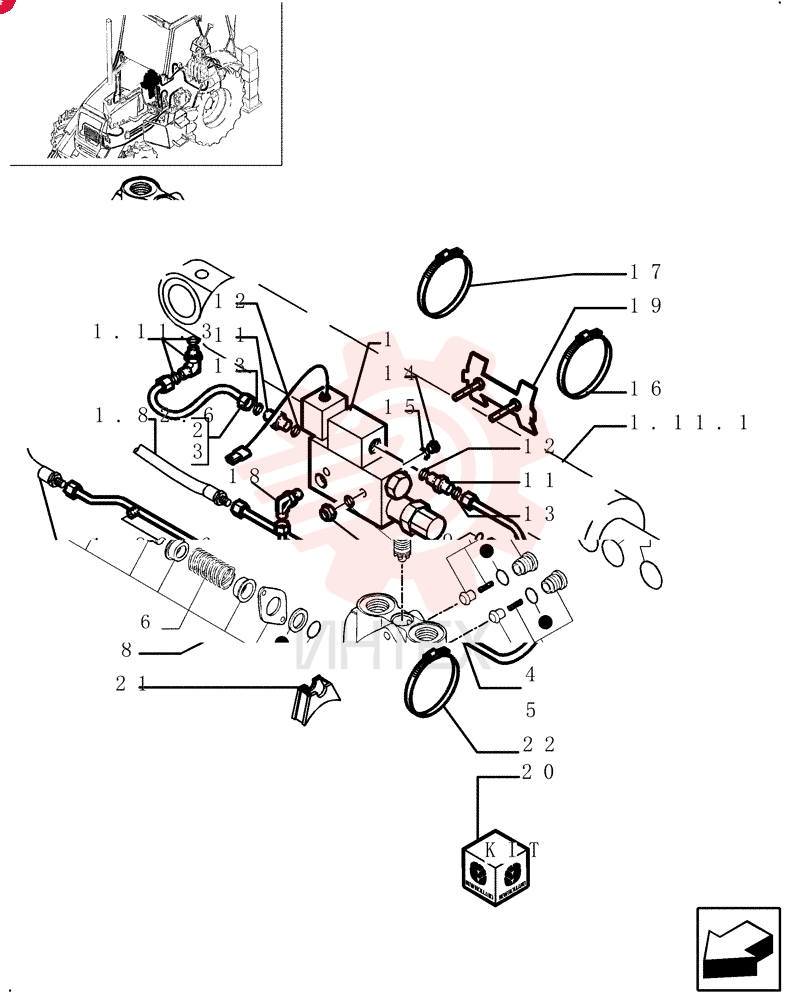 HYDRAULIC VALVE 85805223
