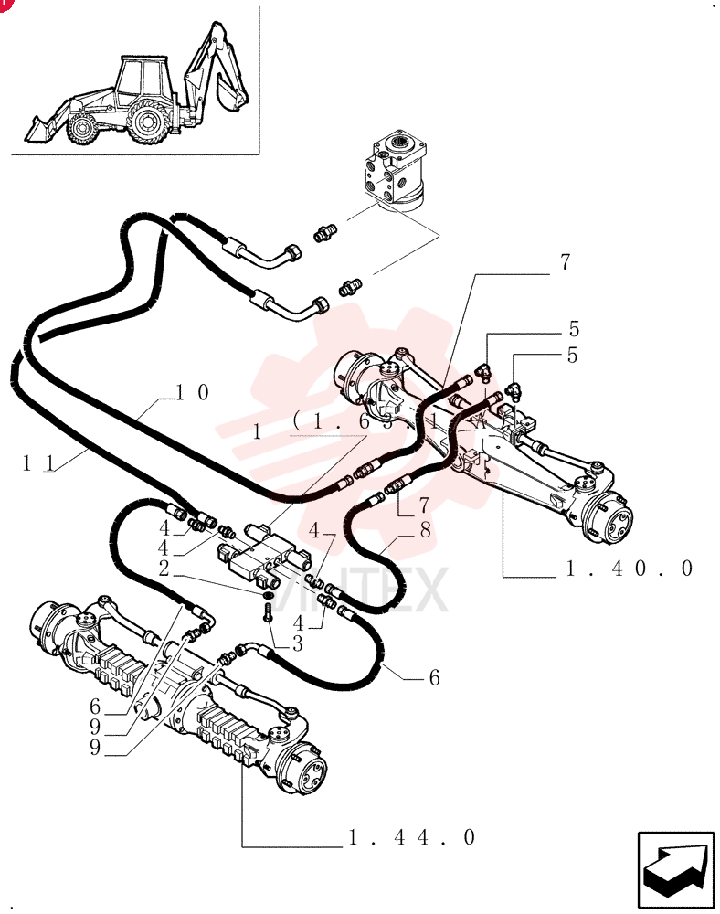 HYDRAULIC VALVE 85805232