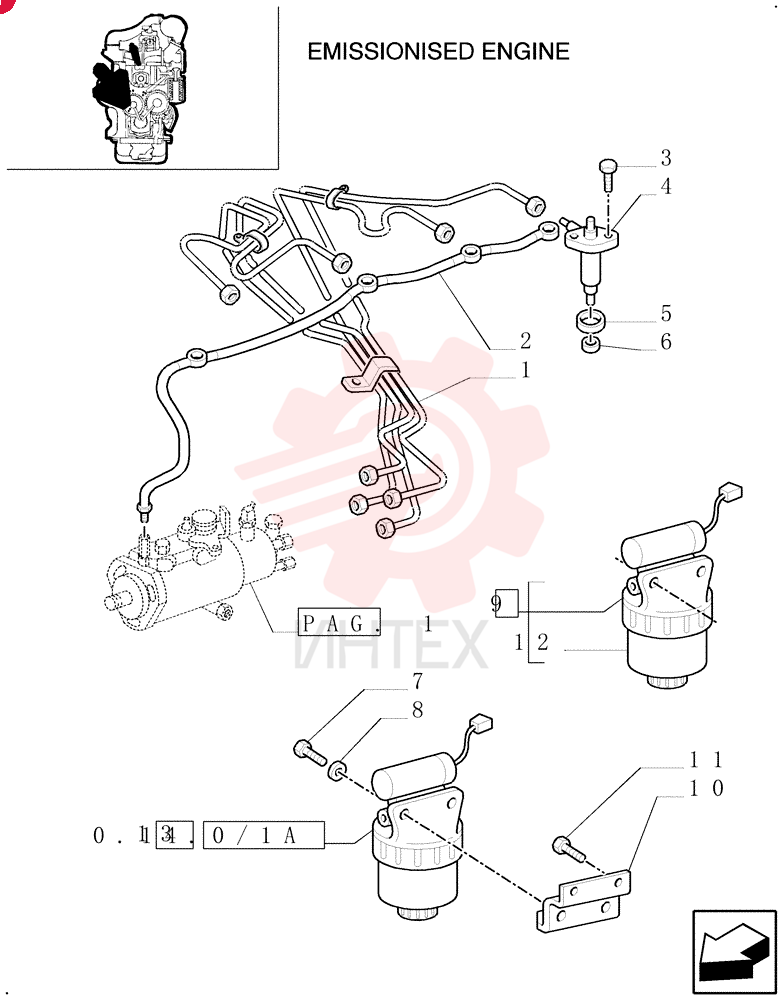 PIPE SET,6 mm DIA x 625 mm L