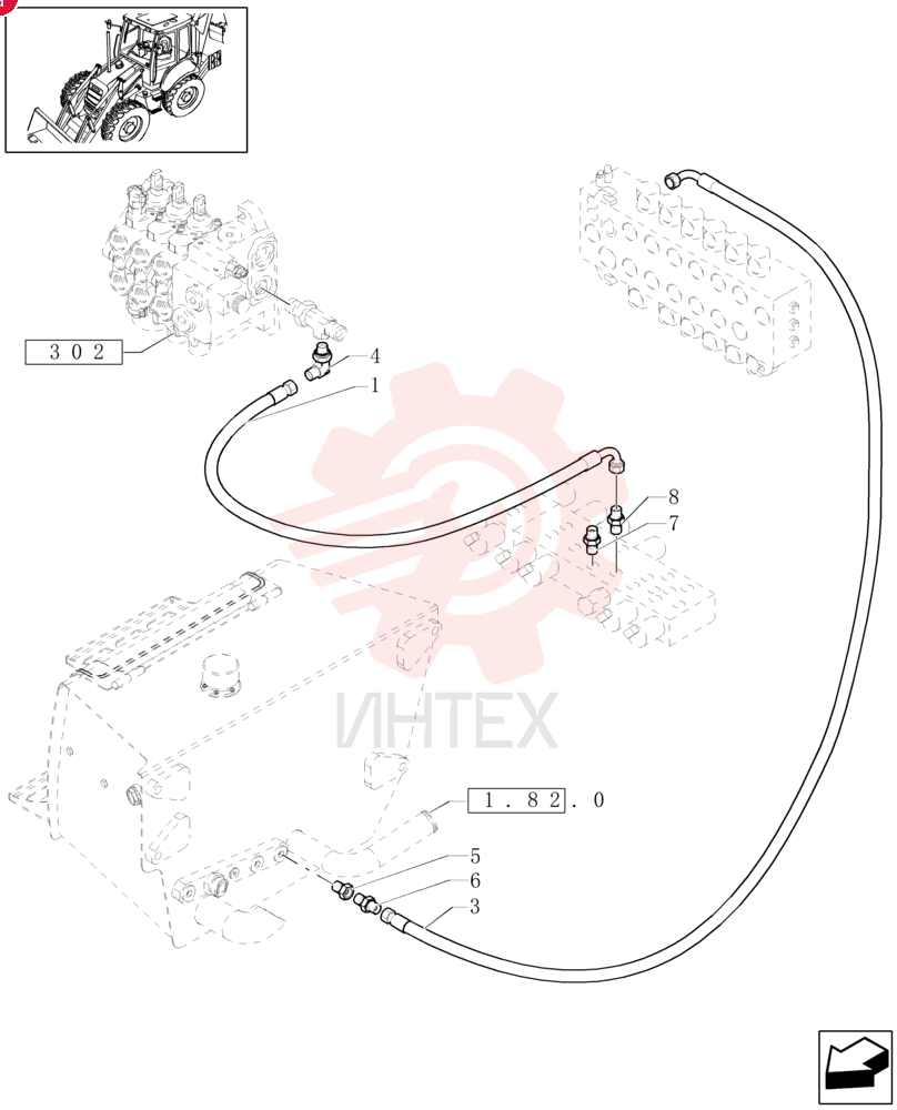 FLEXIBLE HOSE 85827476 (1)