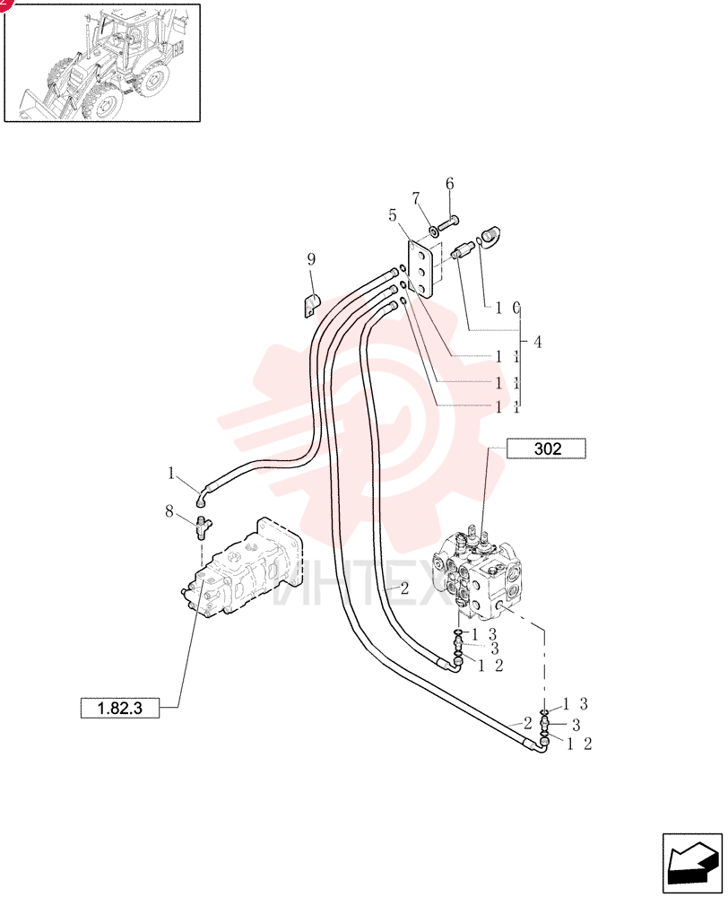FLEXIBLE HOSE,6.35mm ID x 1450mm L