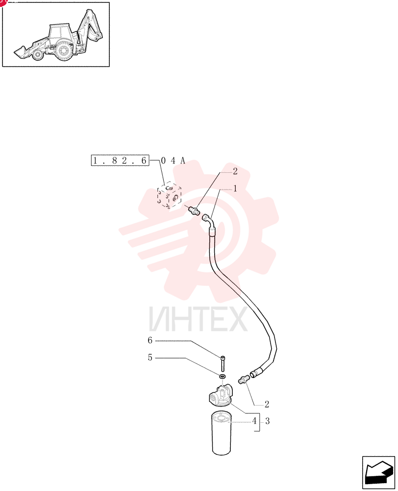 FLEXIBLE HOSE 87414983
