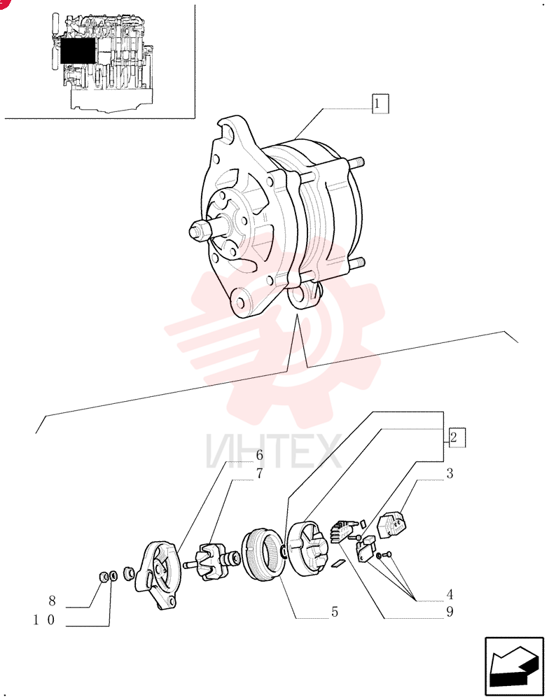 ALTERNATOR,12V, 65A