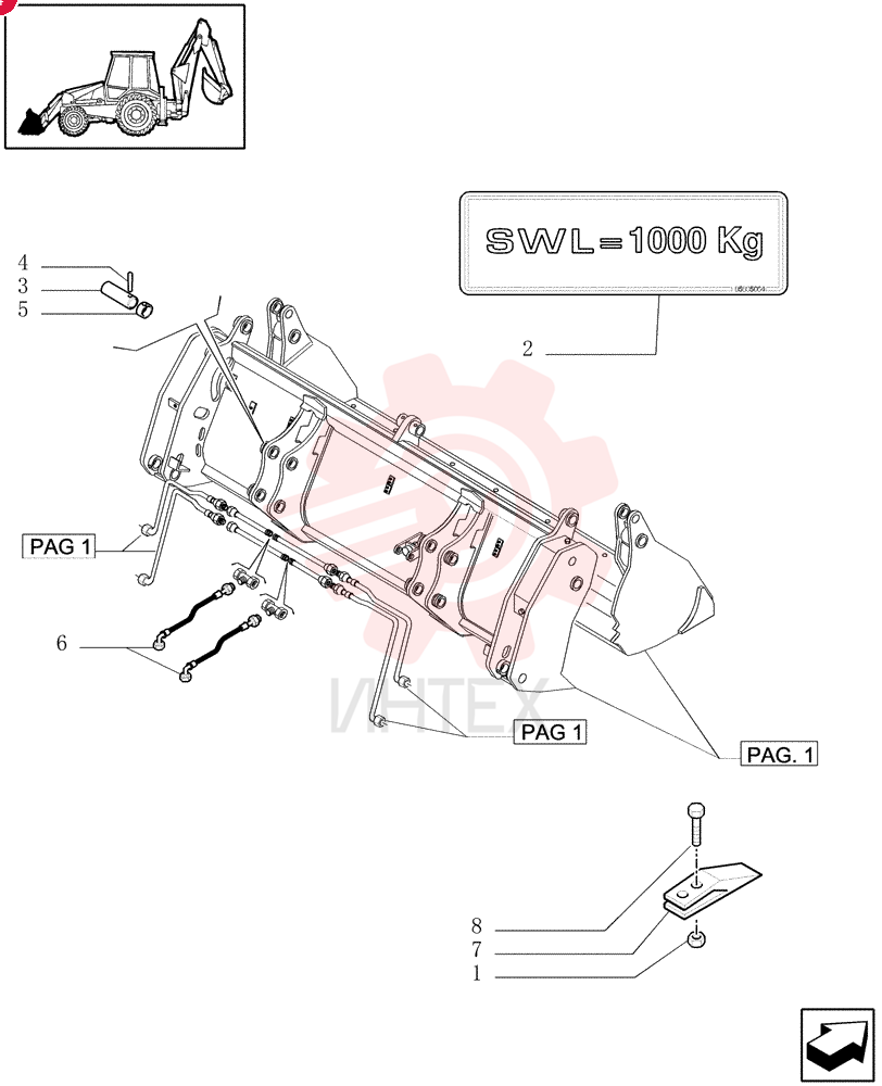 NUT,5/8"-11, G8