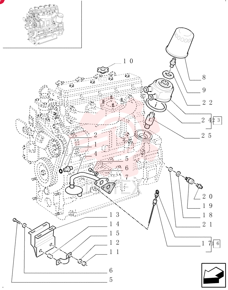 HYD CONNECTOR,M10 x 1.25