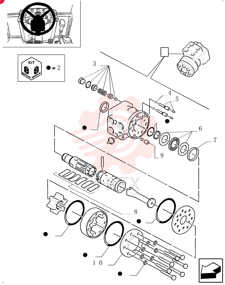 HYDRAULIC STEERING