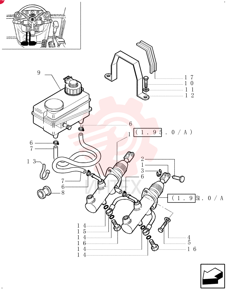 MASTER CYLINDER 85805257