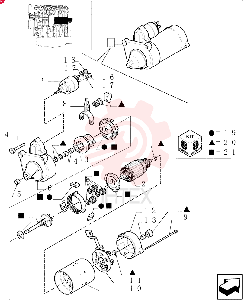 STARTER MOTOR