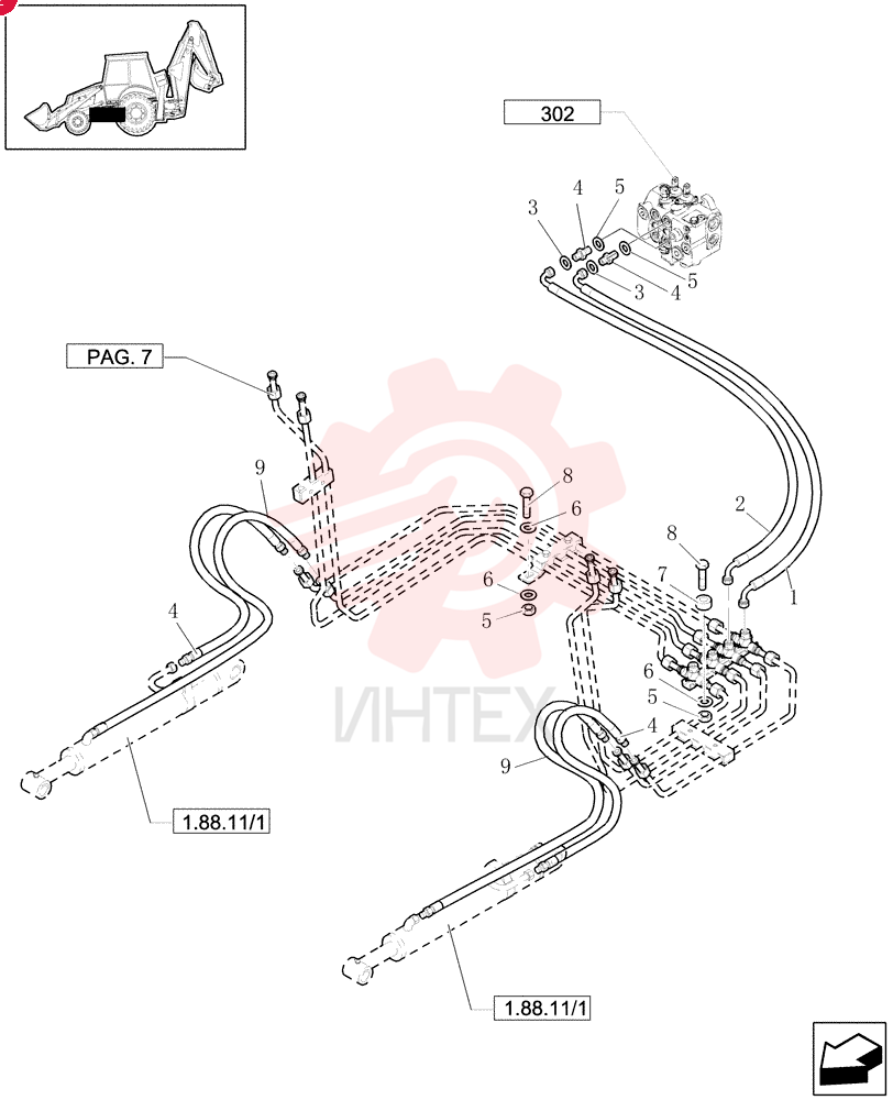 FLEXIBLE HOSE 85826089