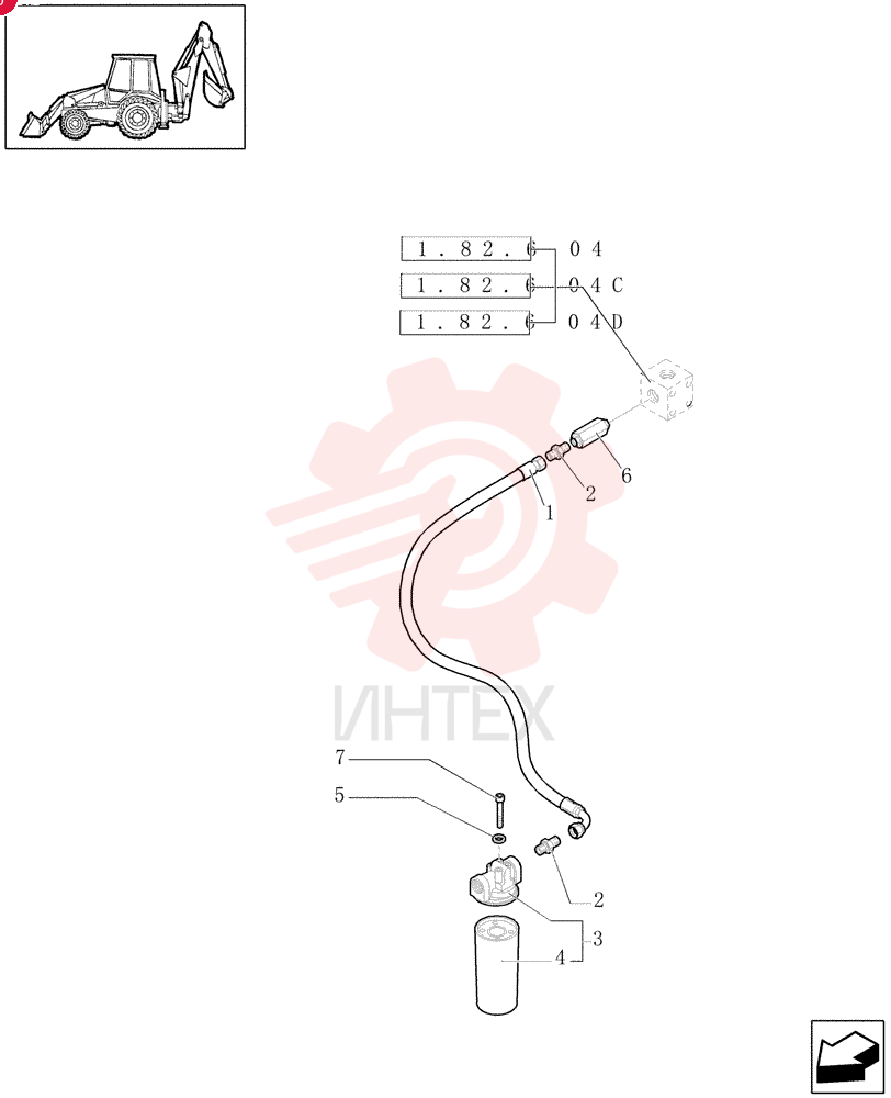 FLEXIBLE HOSE,25.4mm ID x 670mm L 85805840 (2)