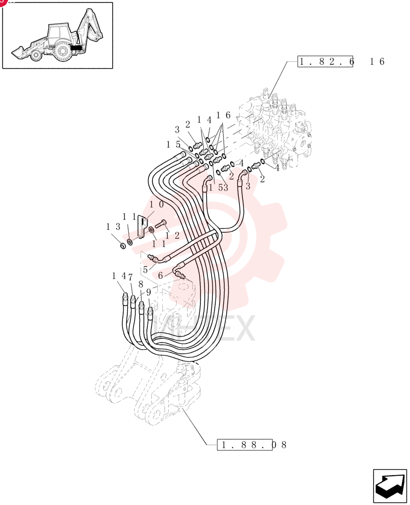 HYD CONNECTOR 85802642