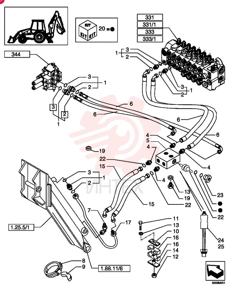HYD CONNECTOR 390953S36