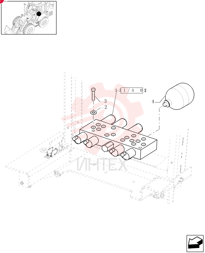 HYDRAULIC VALVE 85827472
