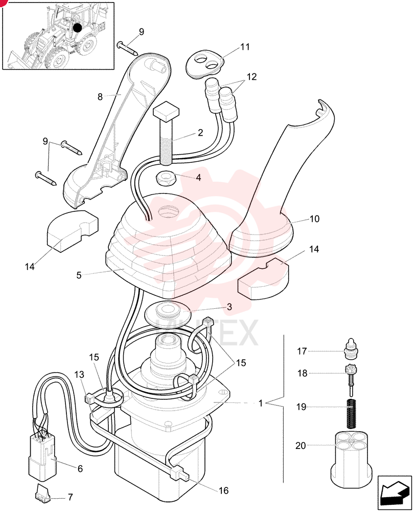 JOYSTICK 87308847