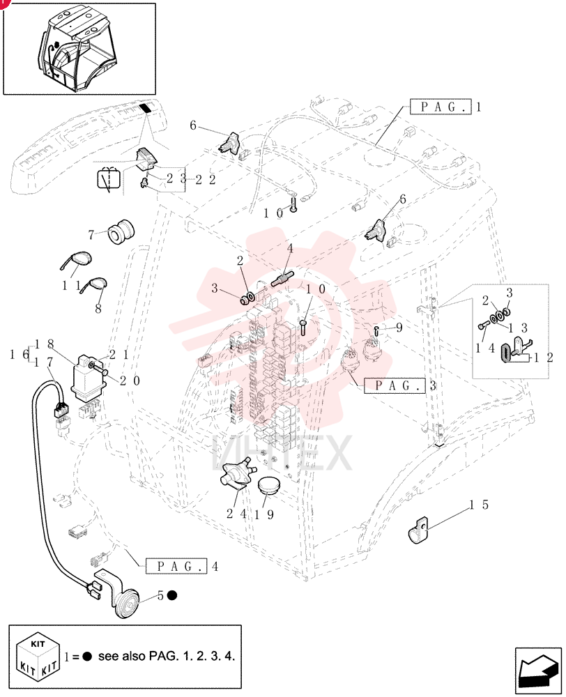 WIRE HARNESS 87406390 (2)