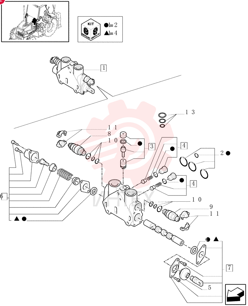 HYD VALVE SECTION