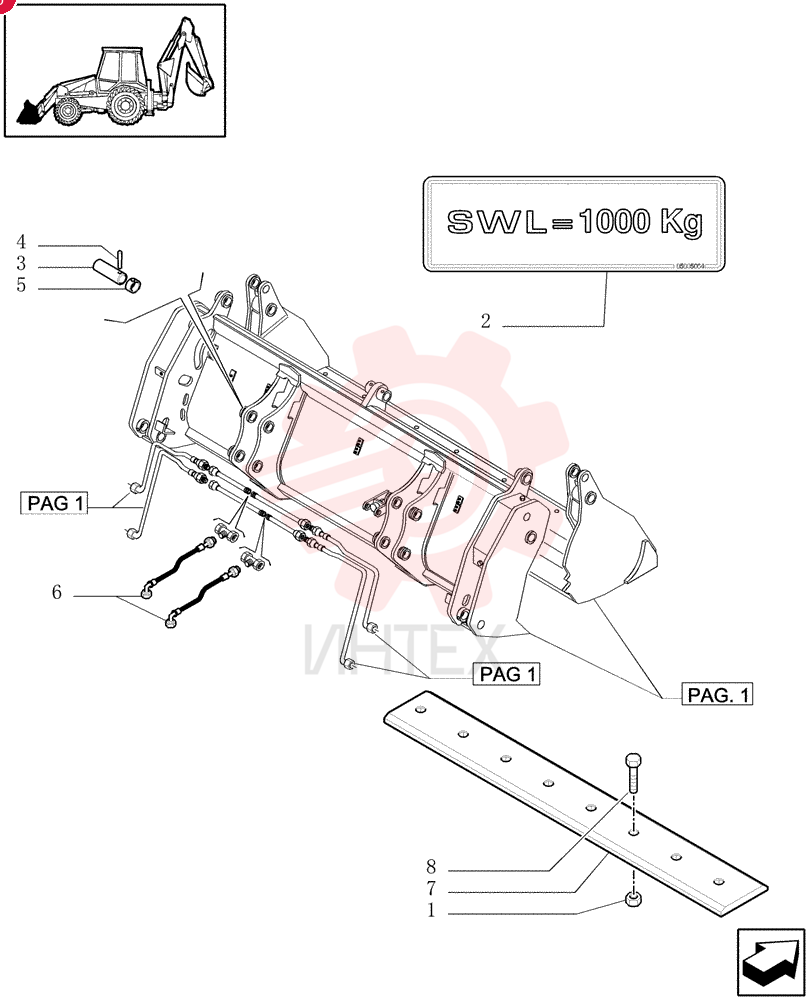 NUT,5/8"-11, G8