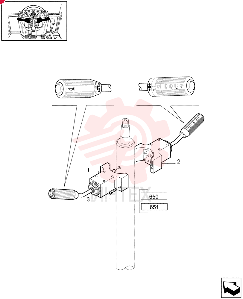 CONTROL LEVER