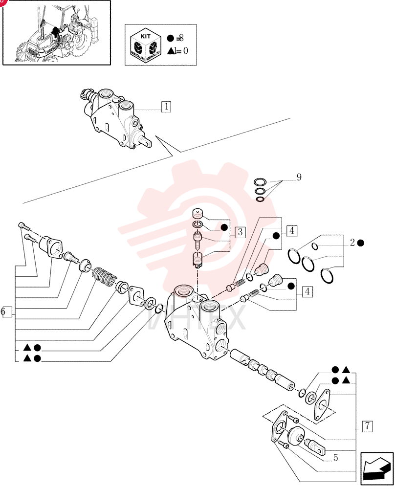 HYD VALVE SECTION