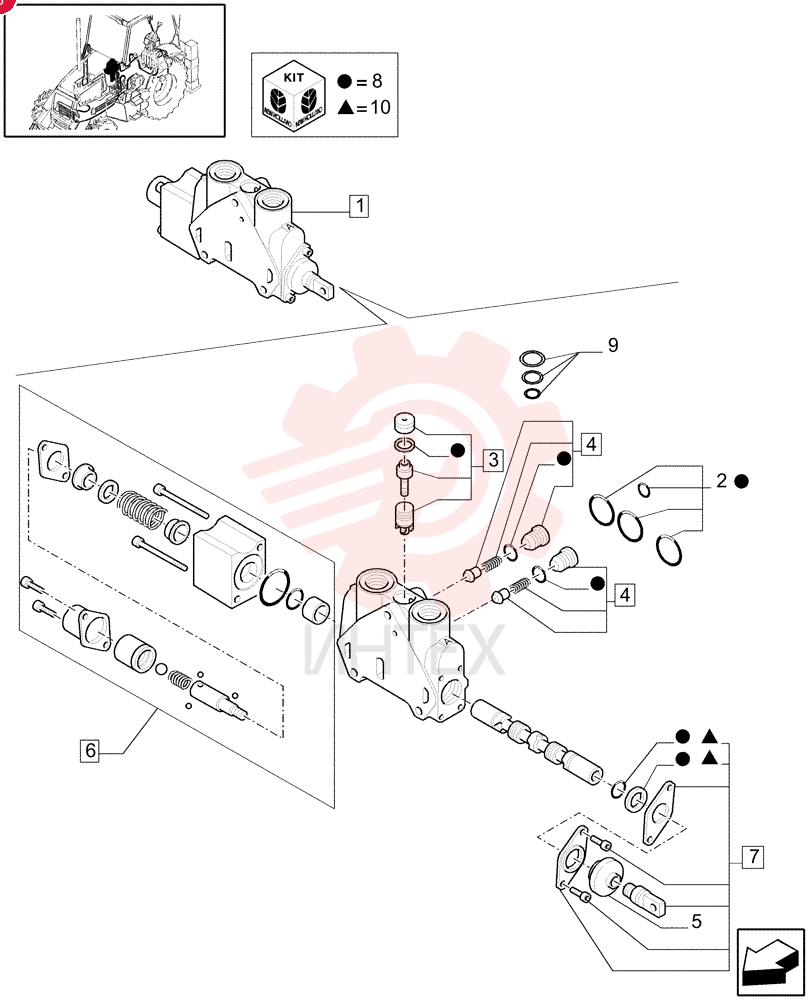 HYD VALVE SECTION