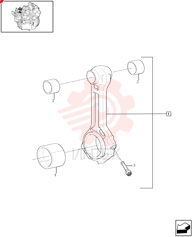 CONNECTING ROD 98461753