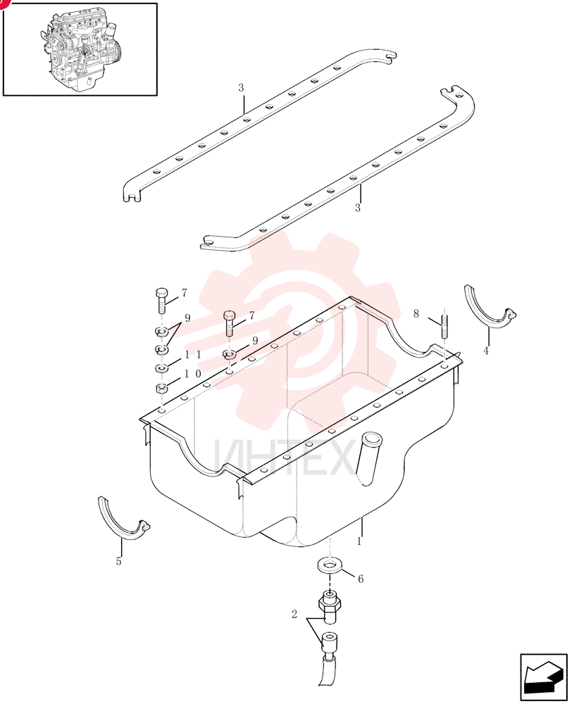 ENGINE OIL PAN 500329582