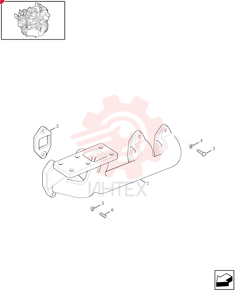 EXHAUST MANIFOLD 98448532