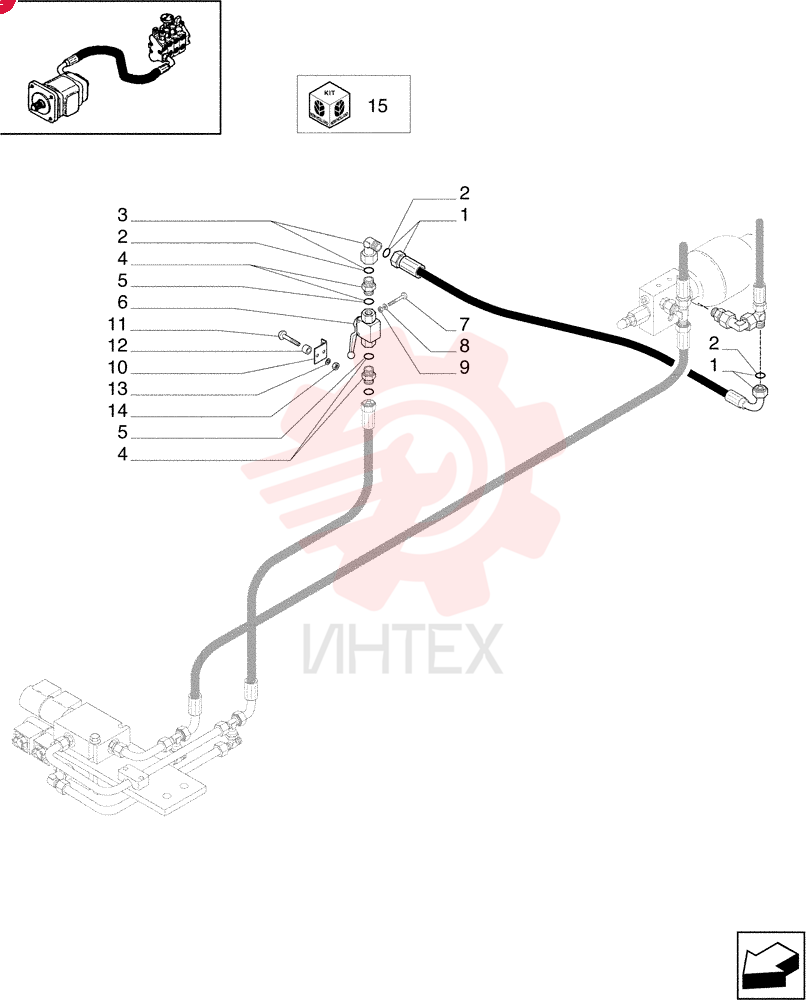 FLEXIBLE HOSE 85814897