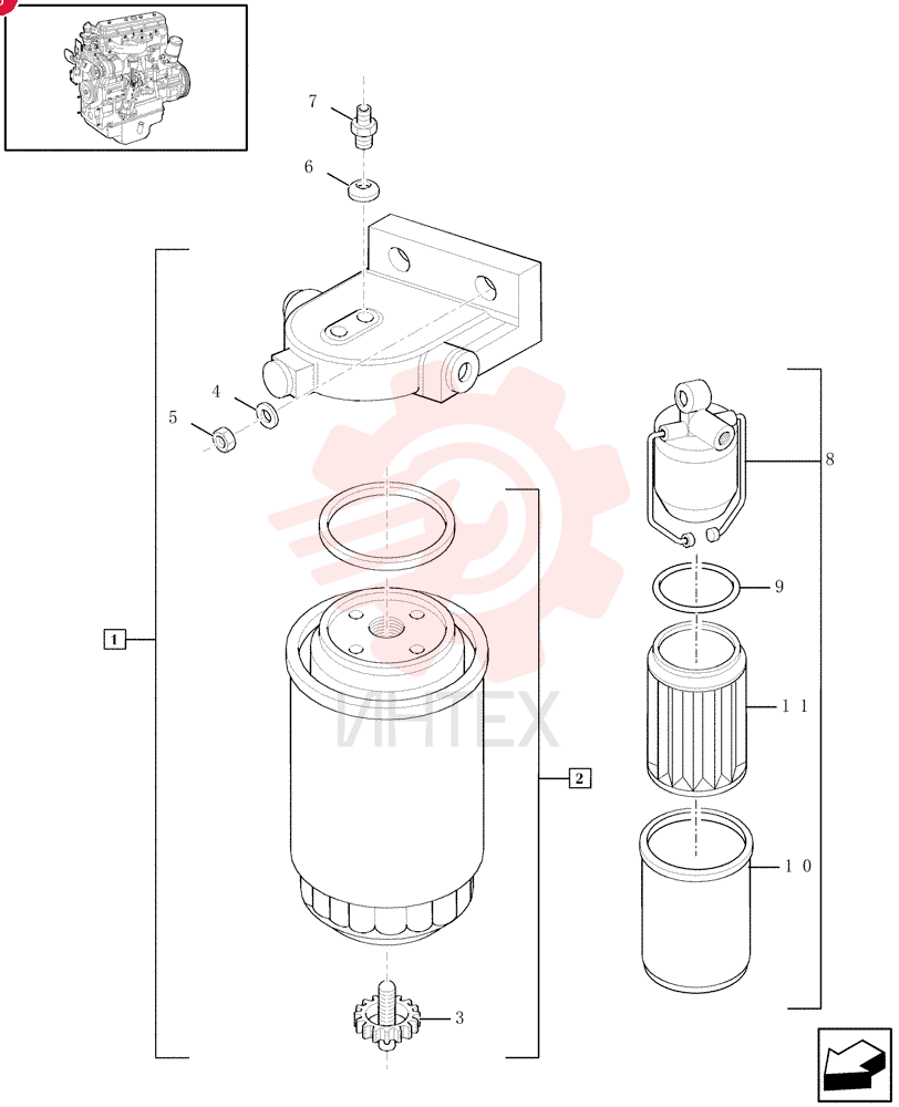 FUEL FILTER 98439681