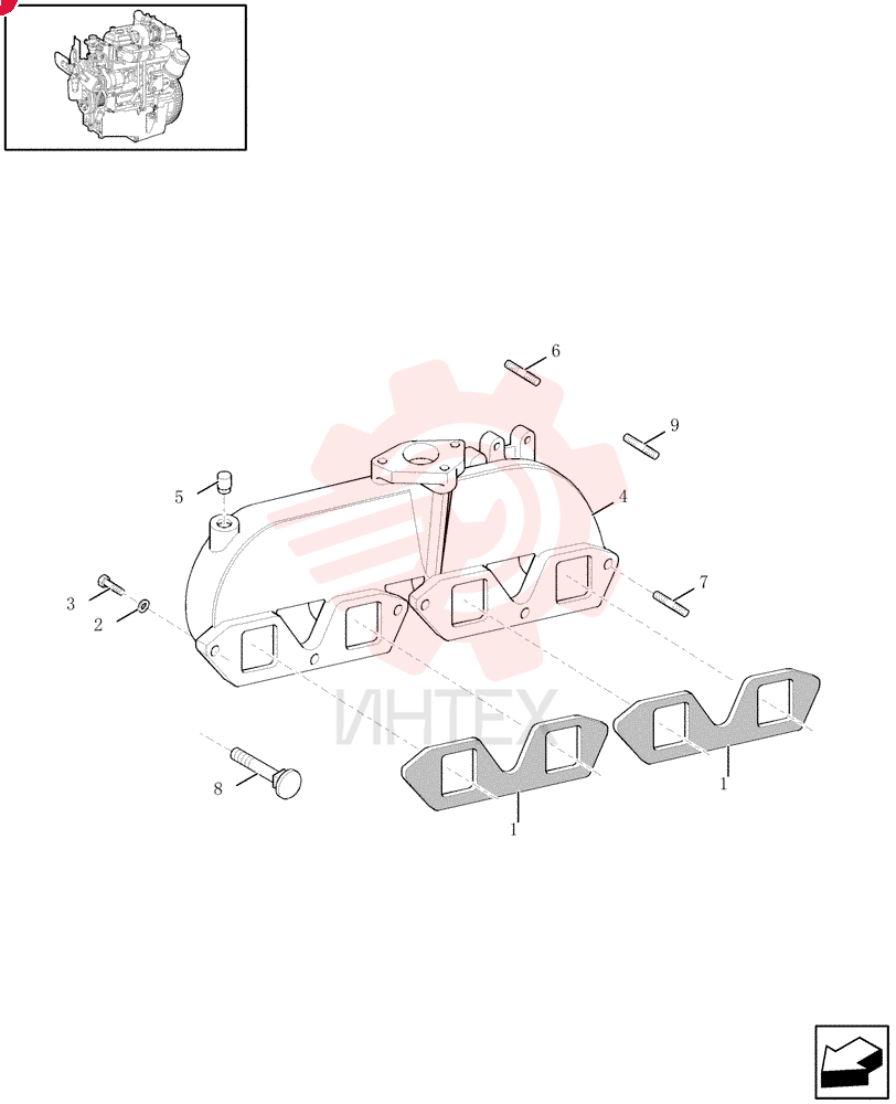 GASKET,0.8mm Thk 4851921
