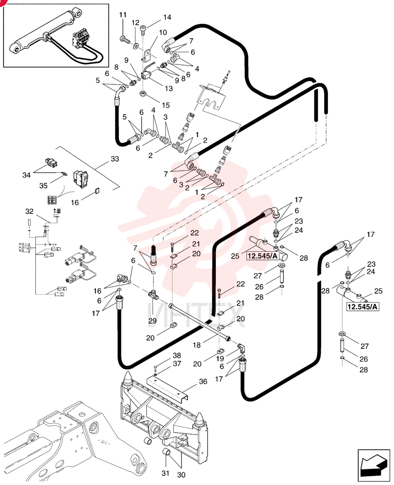 HYD CONNECTOR 85814697