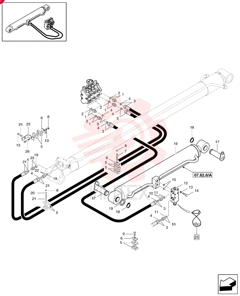 HYD CONNECTOR 85806430 (1)