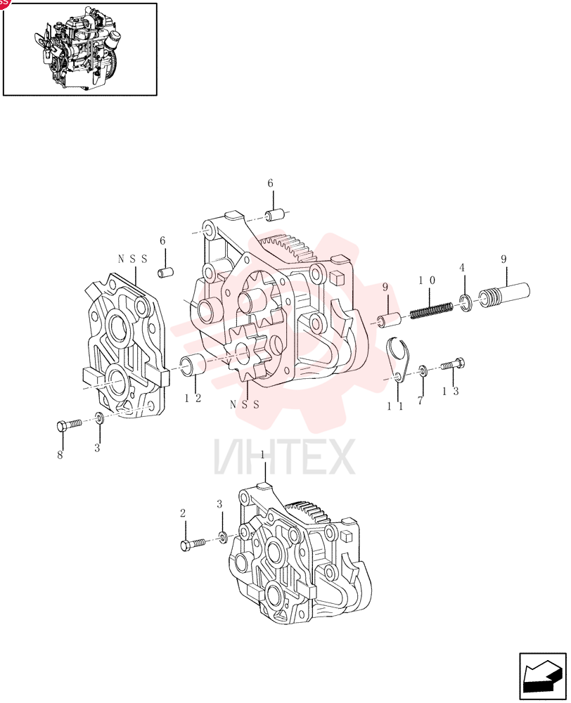 HYDRAULIC PUMP 4813652