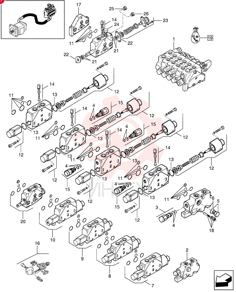 HYDRAULIC VALVE 85807528 (3)