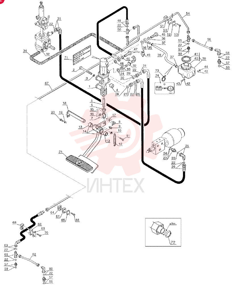 MASTER CYLINDER 85820347