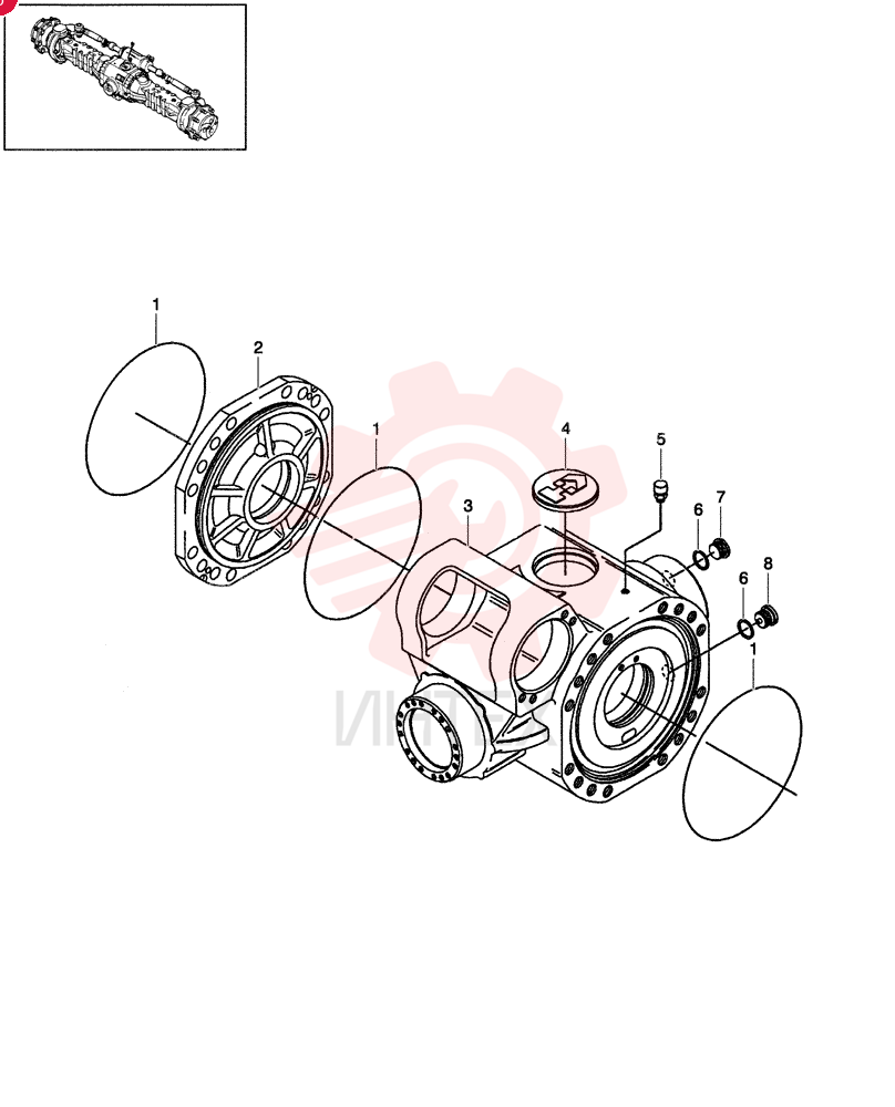 O-RING,209.22mm ID x 214.46mm OD x 2.62mm Thk 85806902 (4)