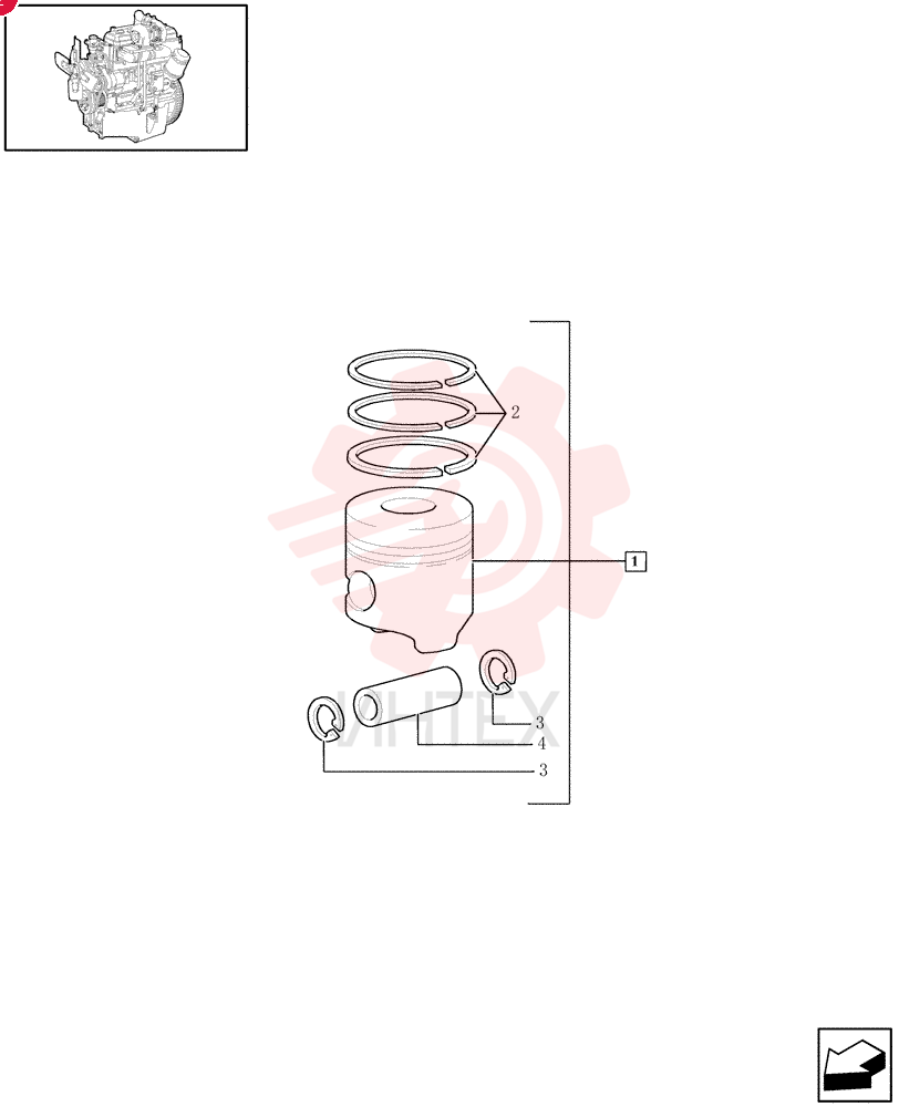 PISTON ASSY 1931044