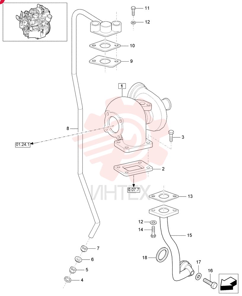 TURBOCHARGER 500332654