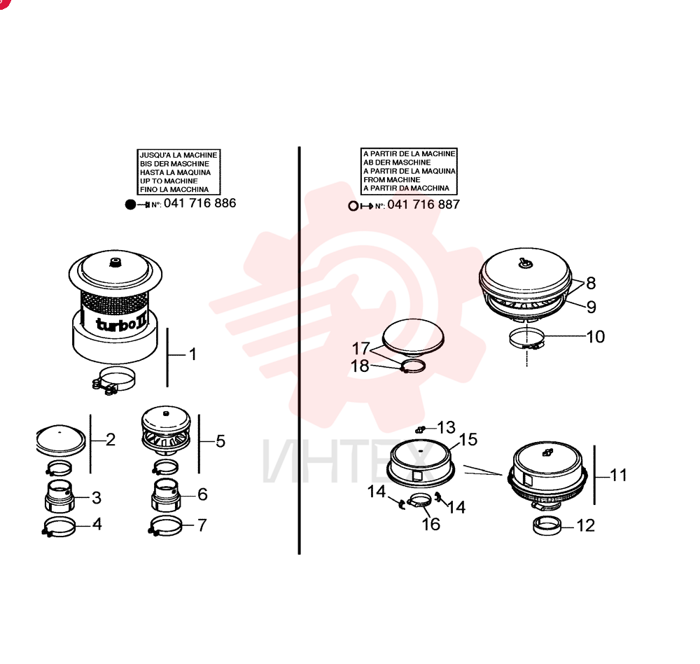 AIR PRE-CLEANER ASSY 85807059