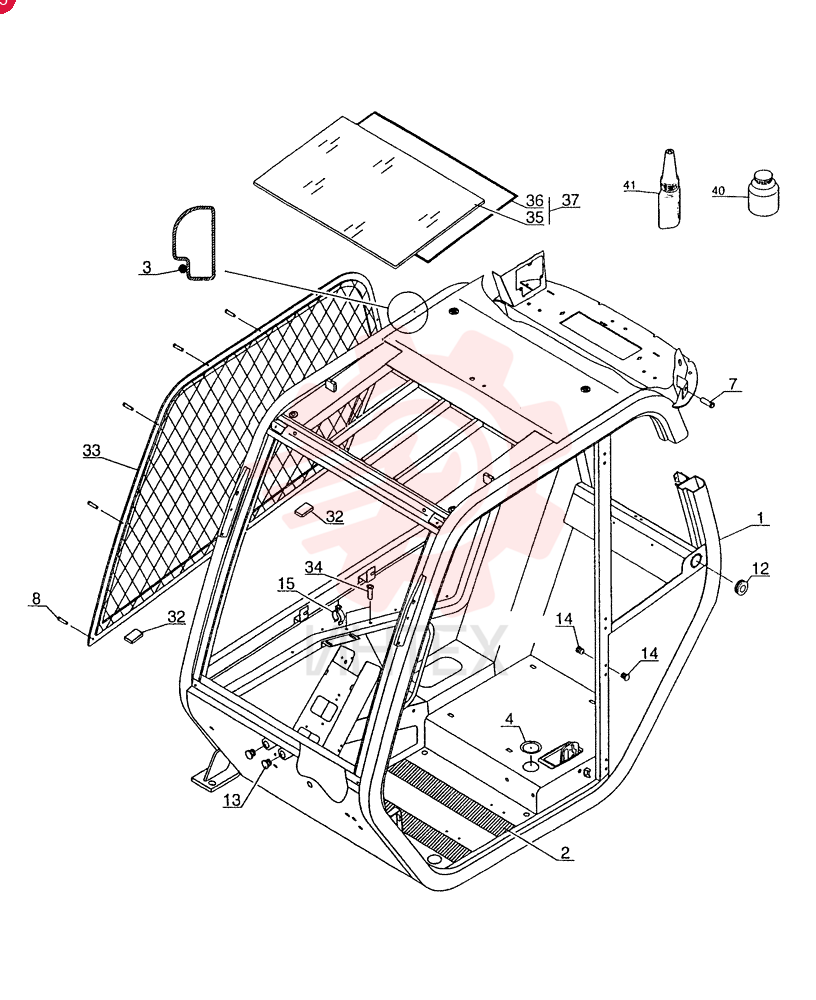 CAB FRAME 85816602 (1)