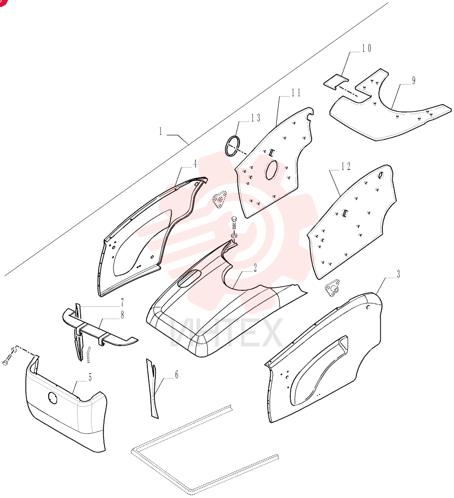ENGINE HOOD PANEL 85815989