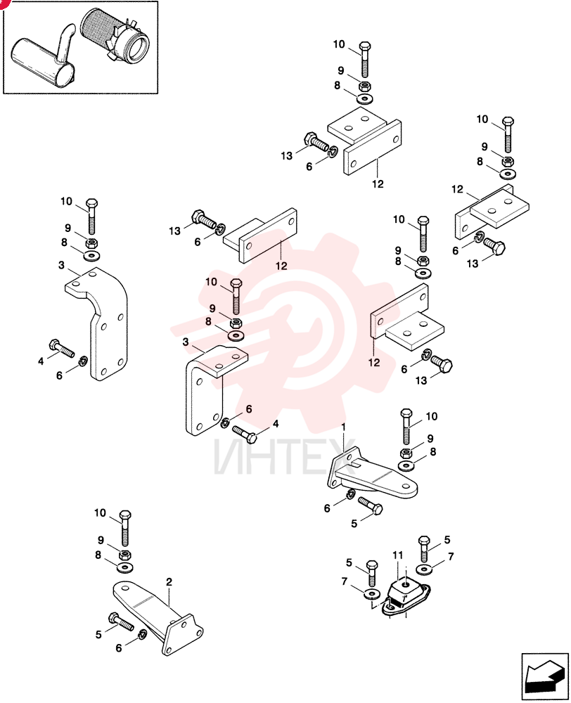 ENGINE MOUNT 85812668