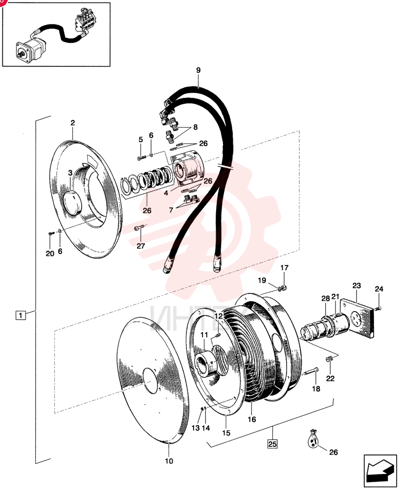 HOSE REEL 85811729