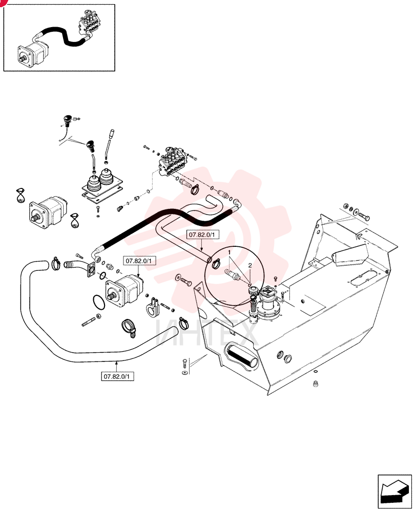 HYD CONNECTOR 85814557