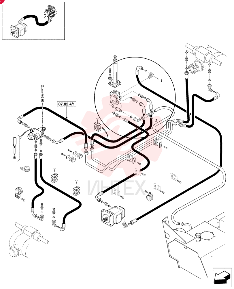 HYD CONNECTOR 85816024