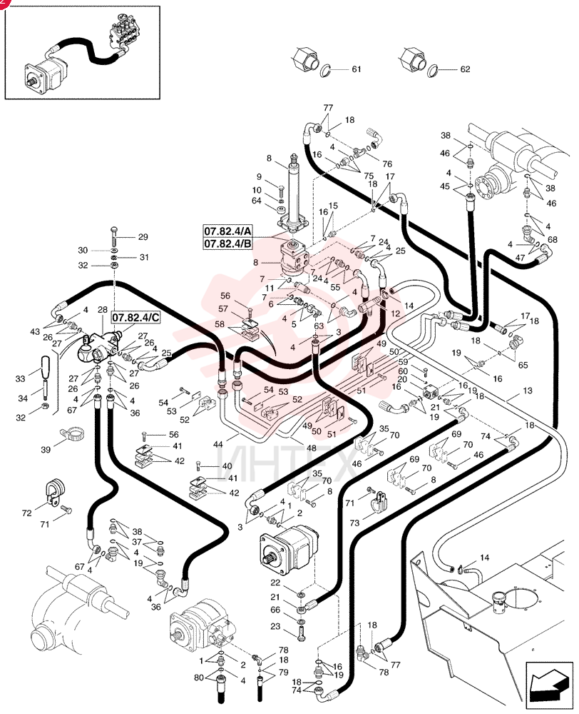 HYD CONNECTOR 85807674