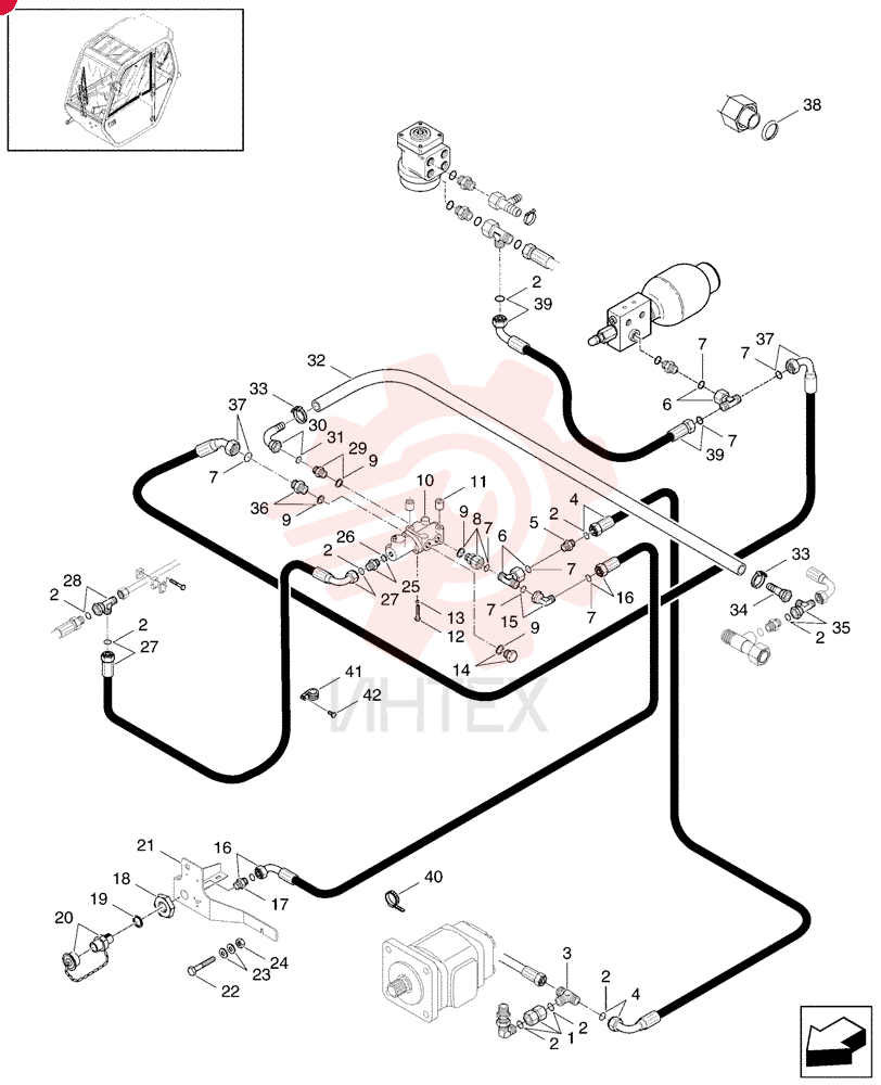 HYD CONNECTOR 85814917