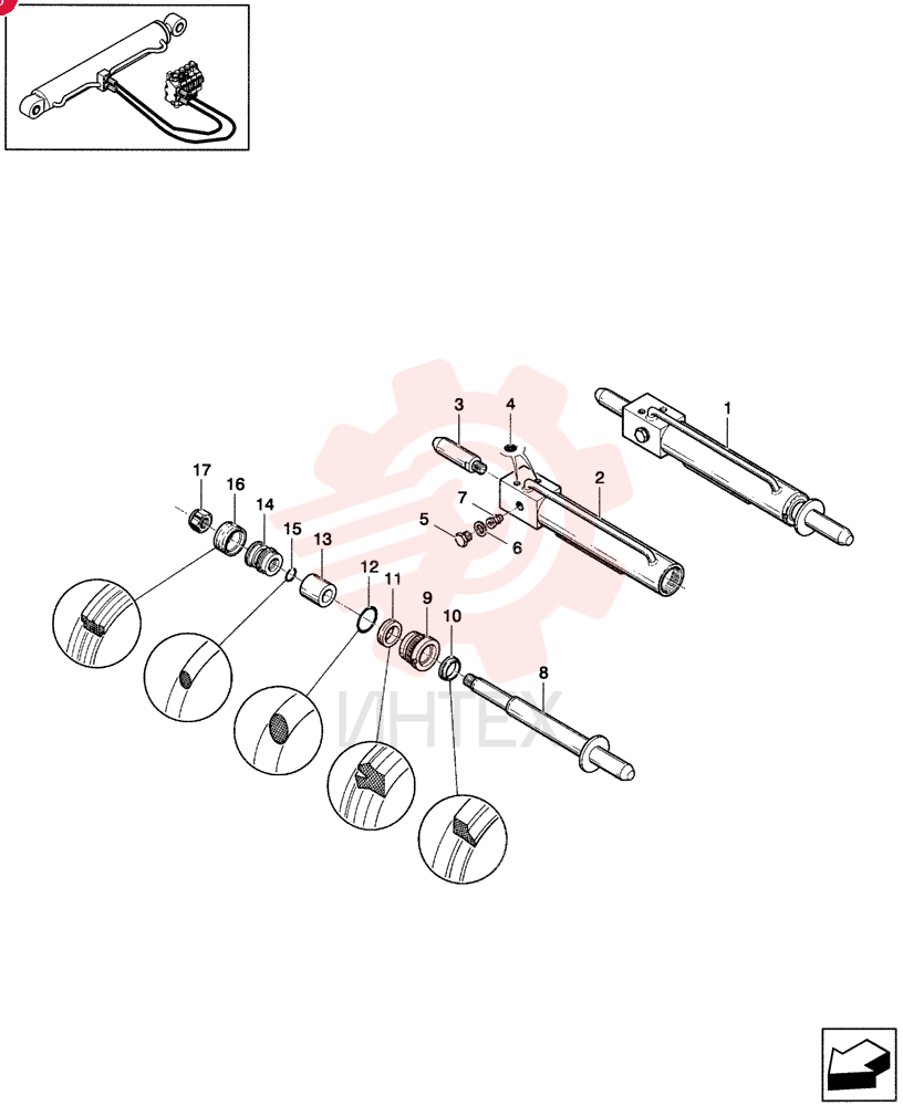 HYDRAULIC CYLINDER 85811856