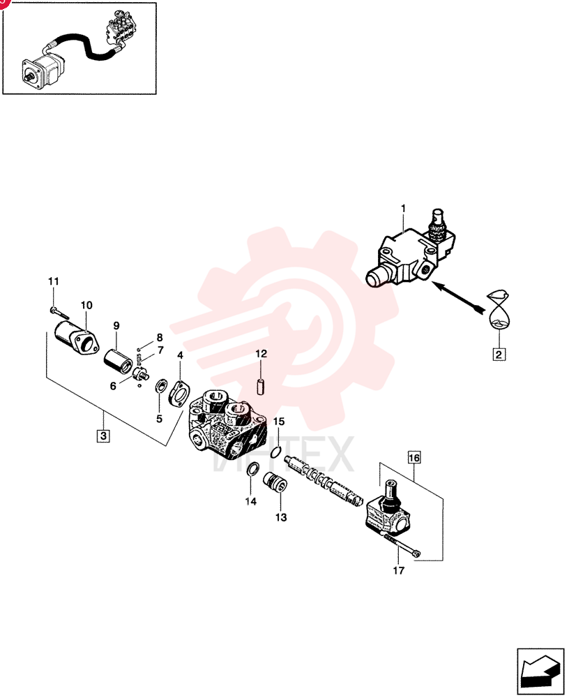 HYDRAULIC VALVE 85806436