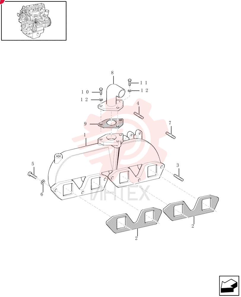 INLET MANIFOLD 500335577